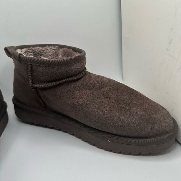 CUSHIONAIRE Women's pull on boot 8 BROWN - Picture 6 of 7